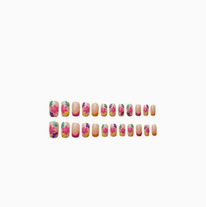 Blumenmuster Nagelkunst Brehn