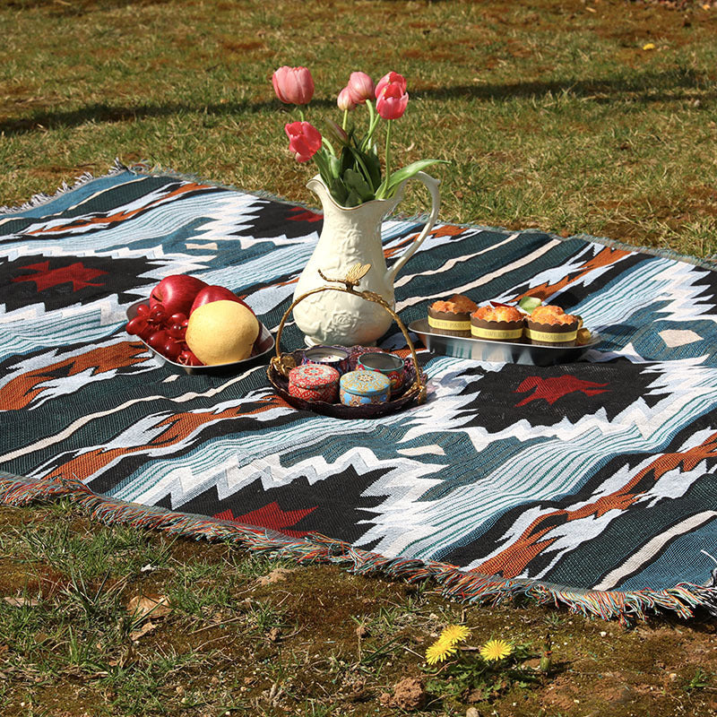Elegante florale Wandteppichdecke