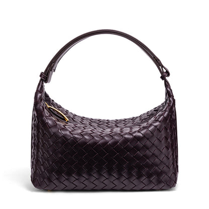 Geflochtene Vegane Leder Schultertasche Brehn
