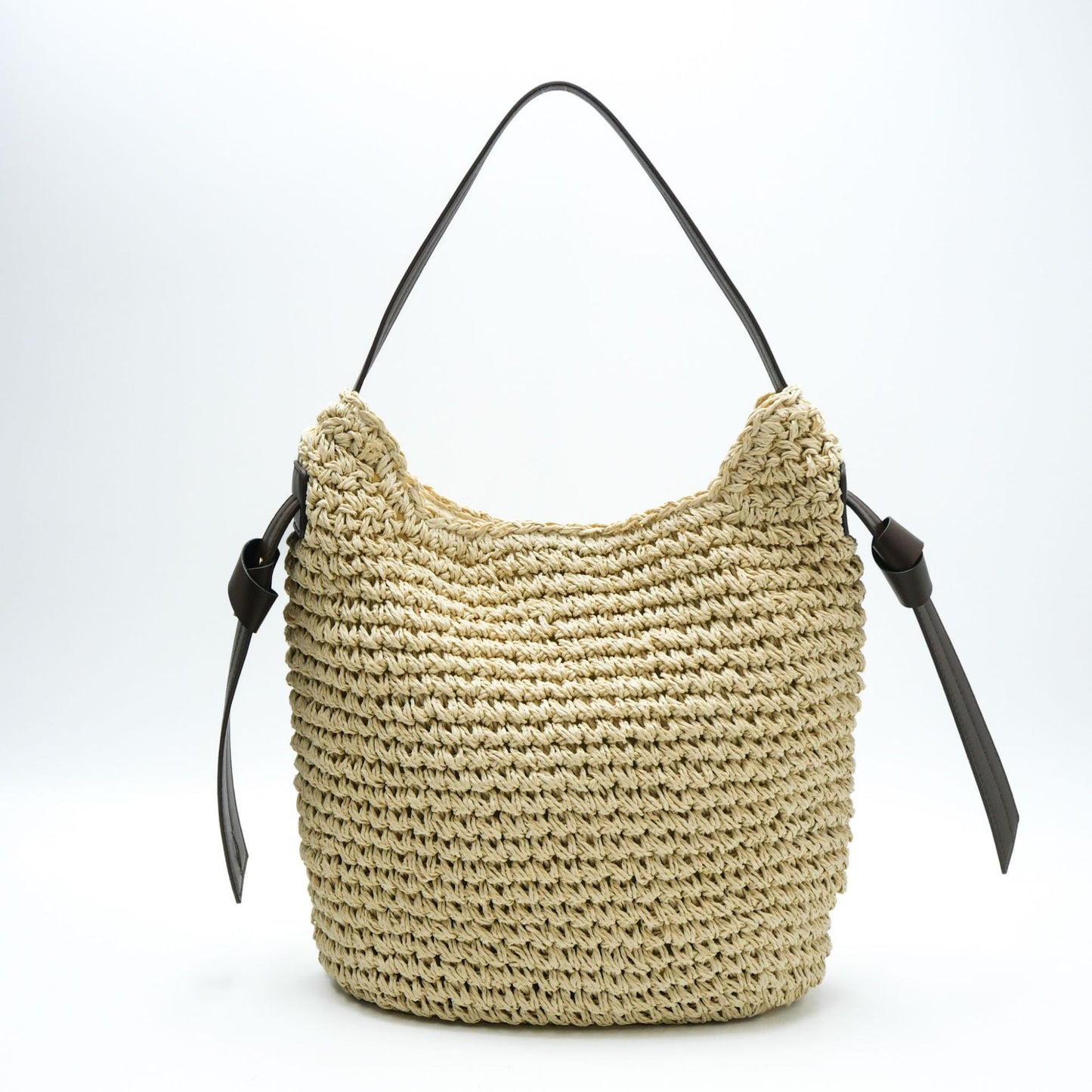 Handtasche Aus Hochwertigem Naturmaterial mit Weichem Griff Brehn