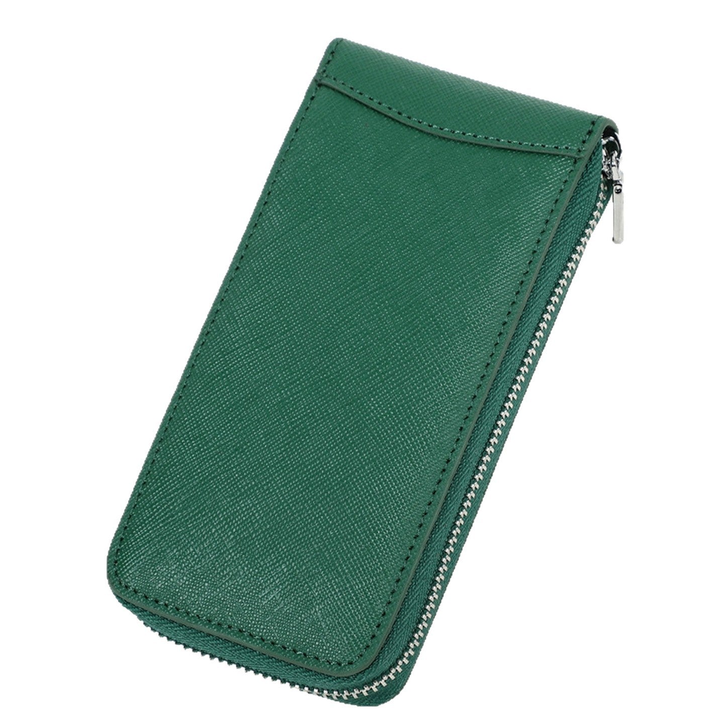 Reißverschlusstasche aus Leder für Handys Brehn