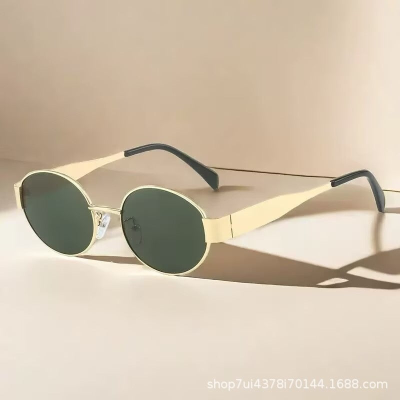 Retro-Runde-Rahmen-Sonnenbrille Brehn