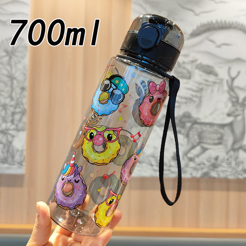 Damen lustige Trinkflasche mit Motivdruck Brehn