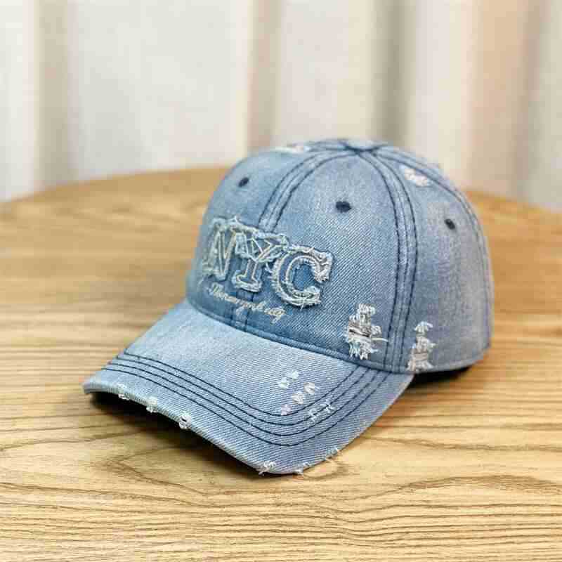 Damen Destroyed Mode Baseball Cap Brehn