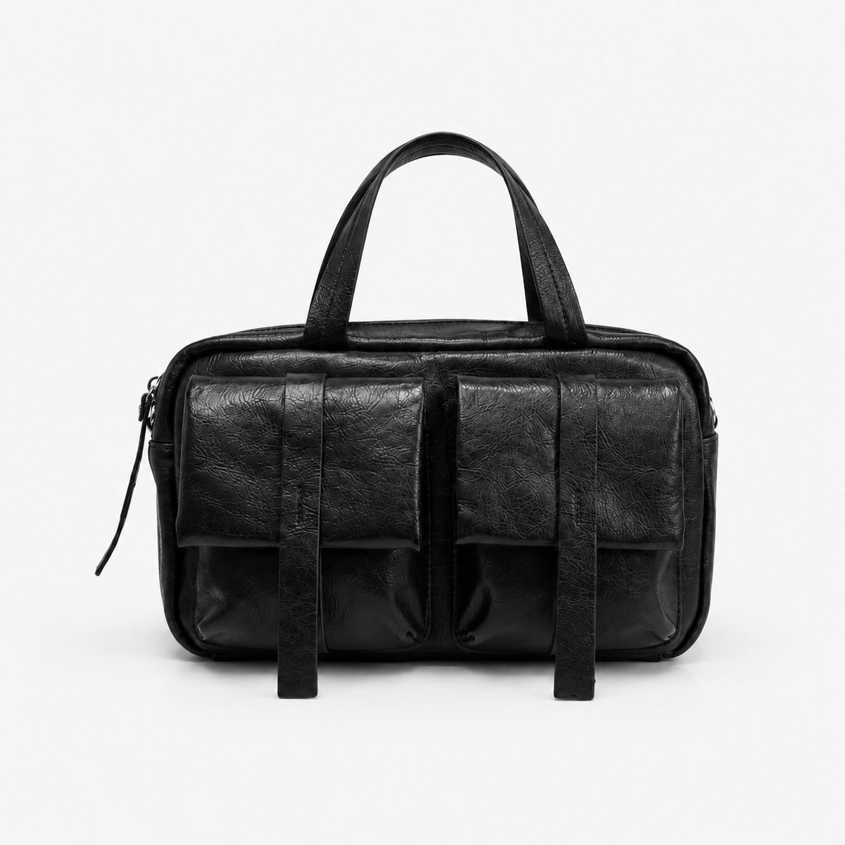 Multi-Taschen-Faux-Leder-Laptoptasche