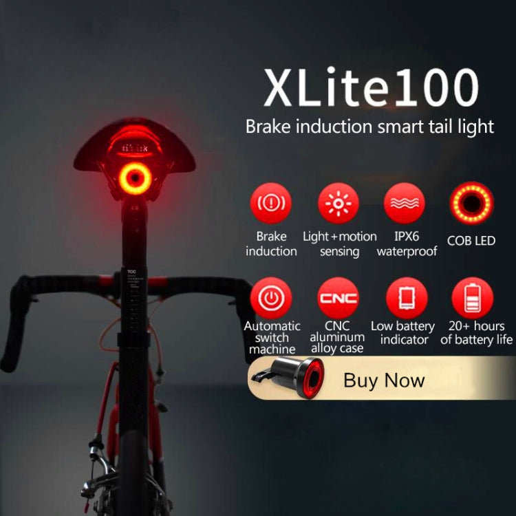 Brehn | XLITE100- ETA100 IPX-6 abnehmbares USB wiederaufladbares intelligentes Sensor-Bremsrücklicht