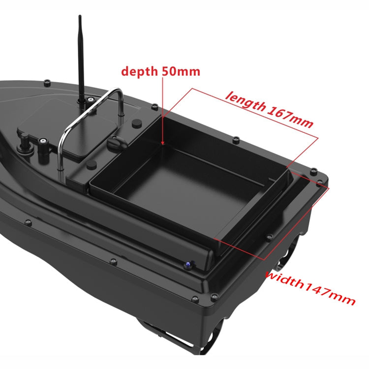D16 Smart RC Angelköderboot, 2 kg Traglast, 500 m