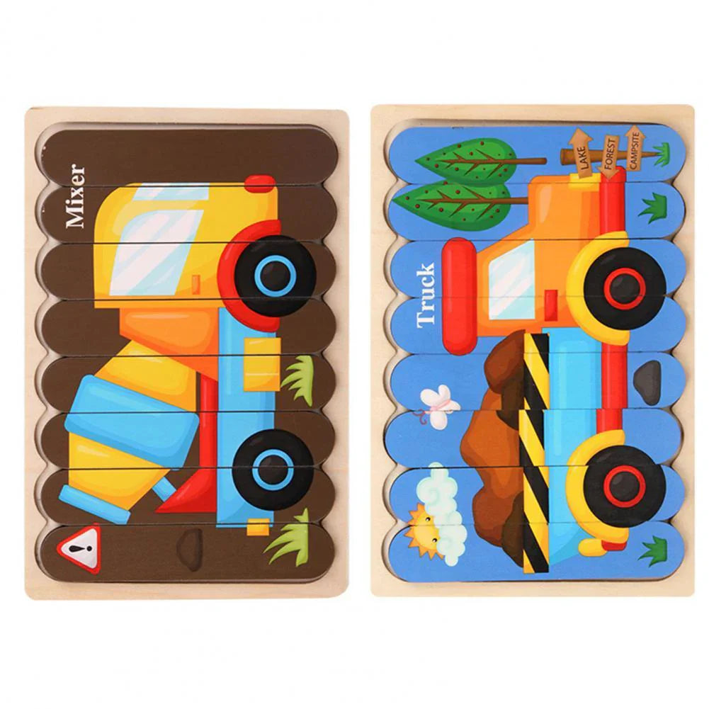 Brehn | Holzpuzzle Herausforderung - Spaß Puzzle Spiel für Kinder