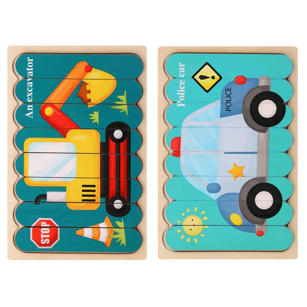 Brehn | Holzpuzzle Herausforderung - Spaß Puzzle Spiel für Kinder