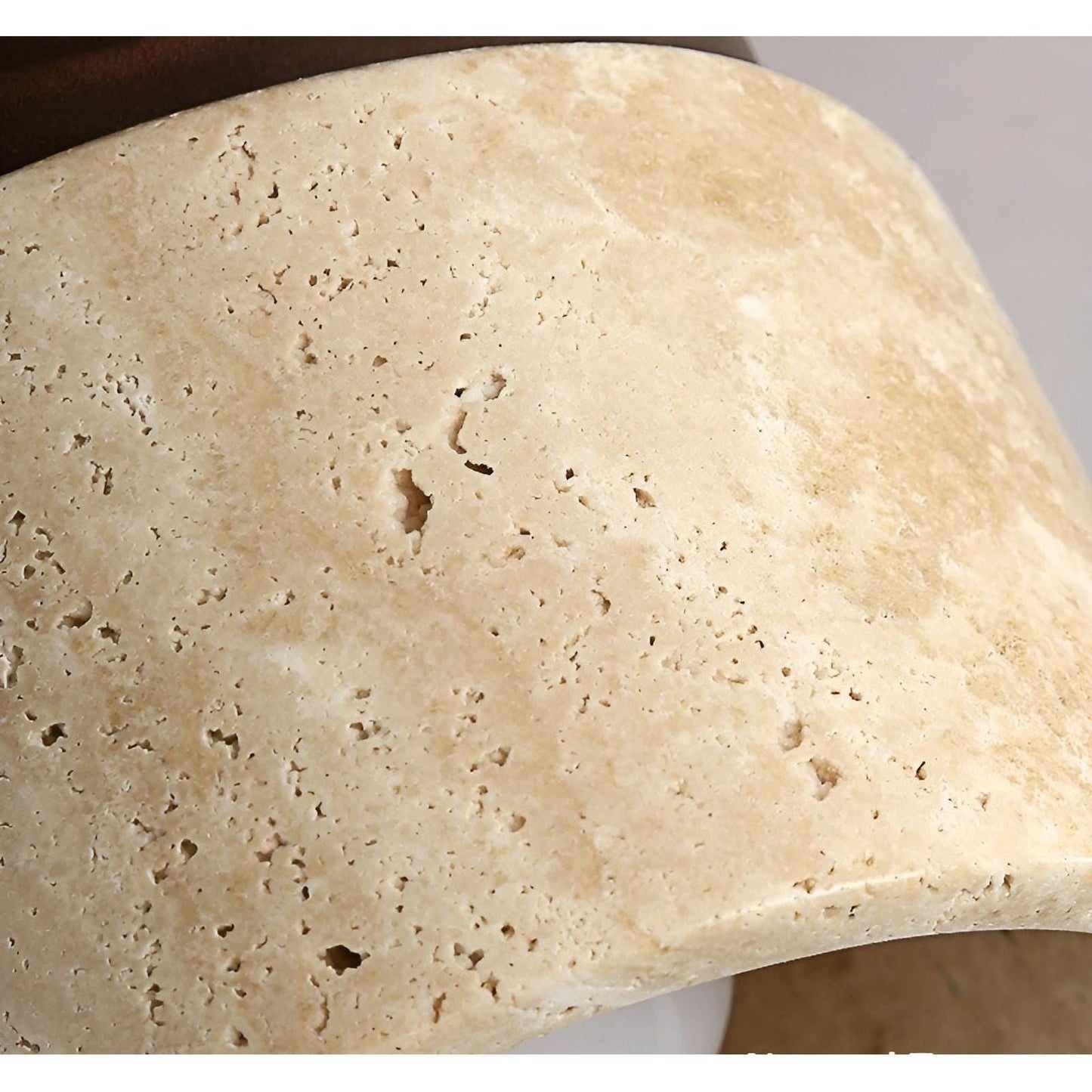 LumiStone - Wabi Sabi Gelb Marmor Japanische Deckenleuchte | Brehn