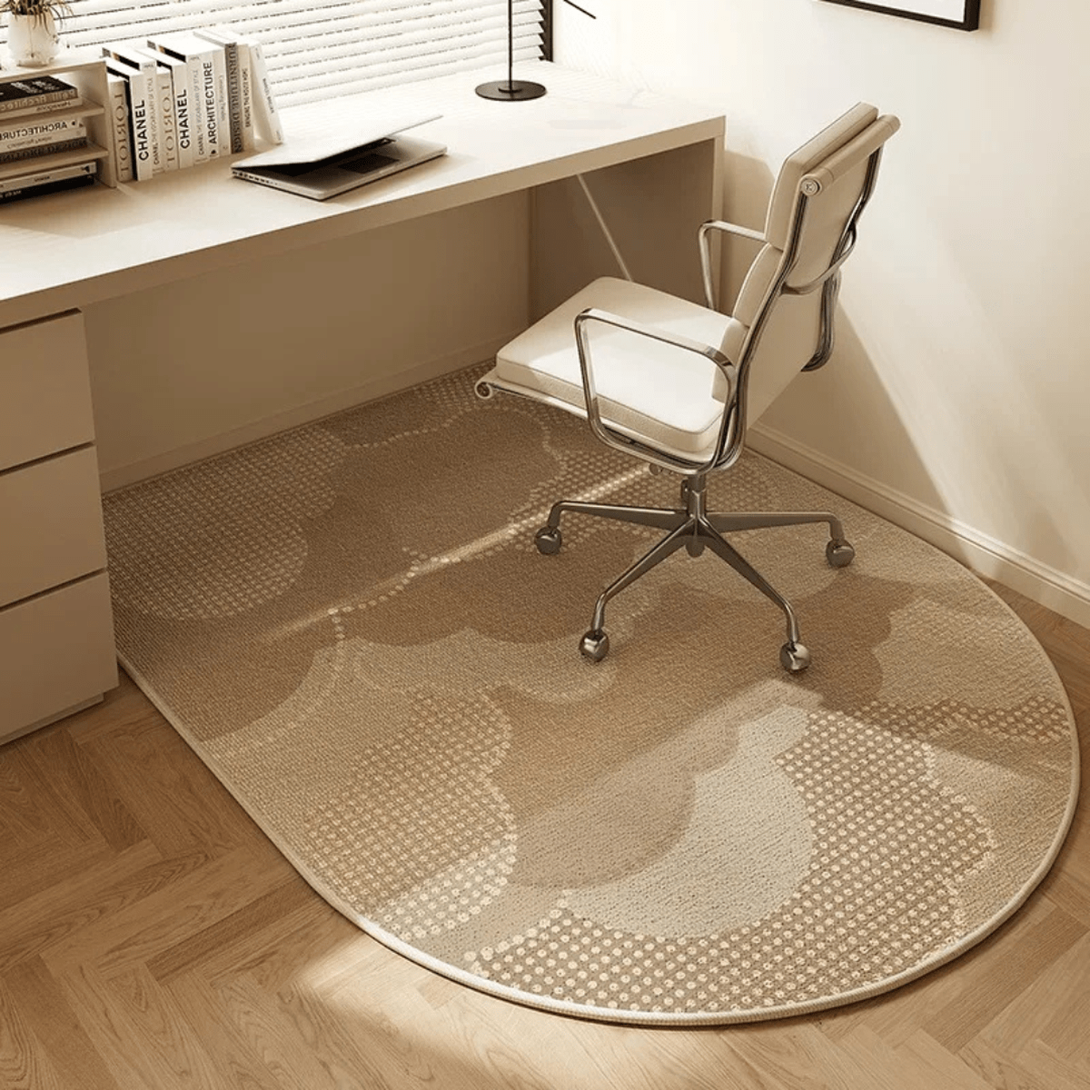 FloorShield Stuhlmatte – Transparente Schutzmatte für Bürostühle | Brehn