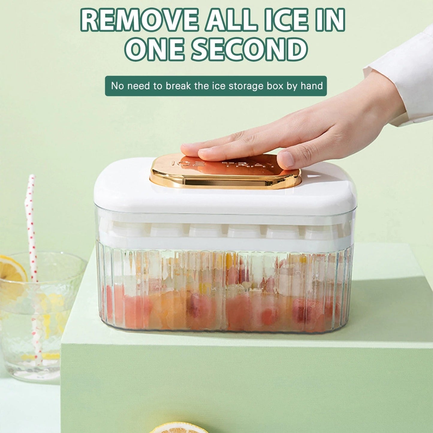 Brehn | One-Press-Eiswürfelbereiter Box