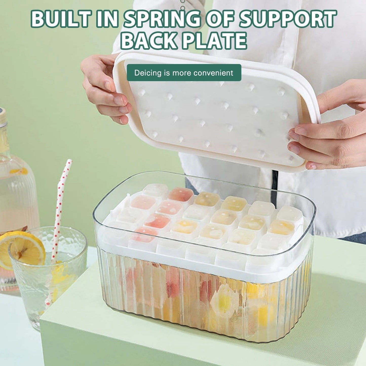 Brehn | One-Press-Eiswürfelbereiter Box