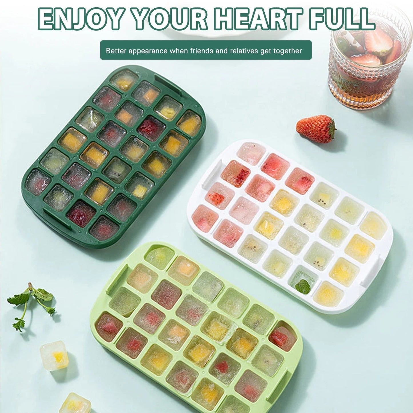 Brehn | One-Press-Eiswürfelbereiter Box