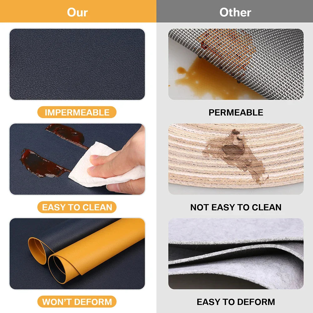 Brehn | Unregelmäßige Platzsets Leder