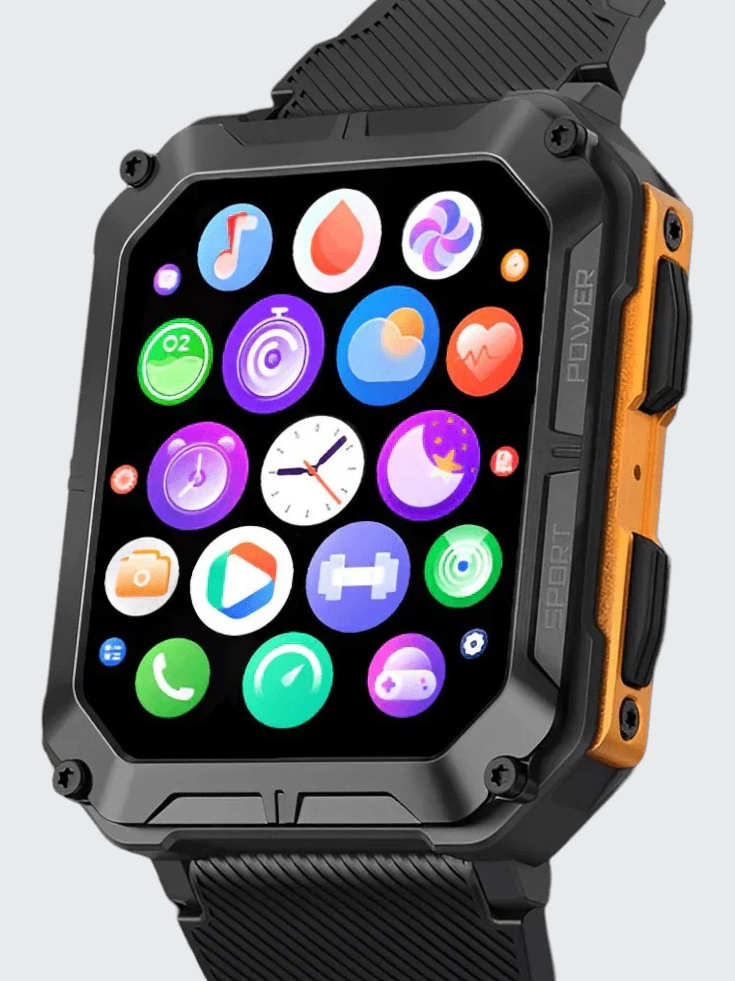 Unzerstörbare Smartwatch mit Herzfrequenzmesser und 14 Tagen Akkulaufzeit – Wasserdicht und Stoßfest für aktive Profis | Brehn
