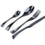 Onyx Jet Black Silberbesteck Set | Brehn