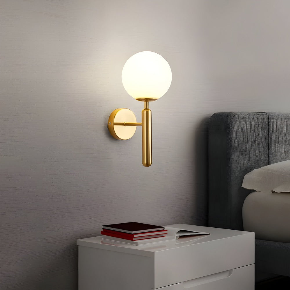 GlansBol Wandlampe – warmer Atmosphärenmacher mit Kupferakzenten | Brehn