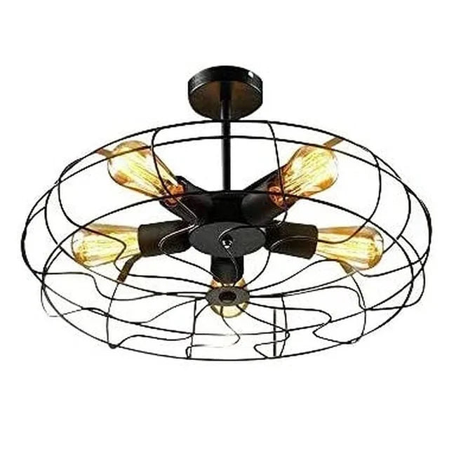 Brehn | Retro Käfig-Deckenlampe