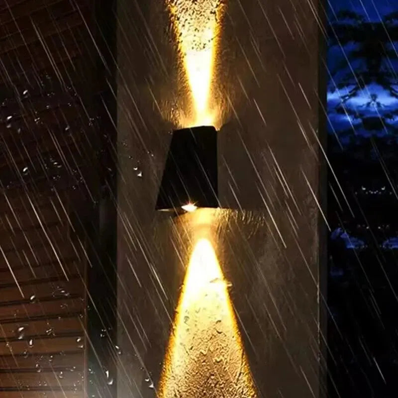 Wasserdichte Solarlichter für außen – LED-Wandleuchten für Garten & Terrasse | Brehn