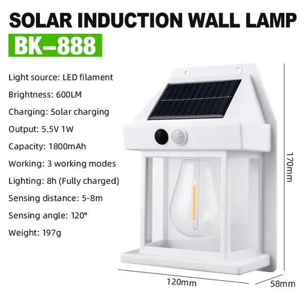Brehn | Nachhaltige Solar-Wandlampe - Solaris