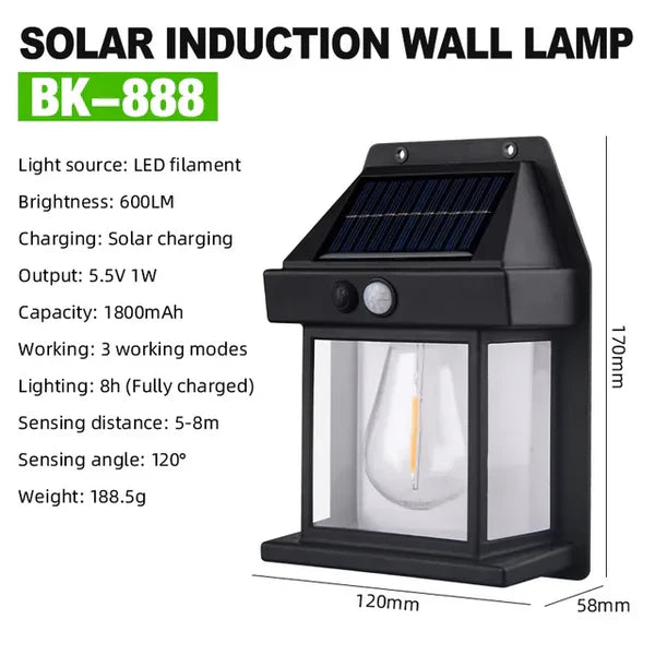 Brehn | Nachhaltige Solar-Wandlampe - Solaris