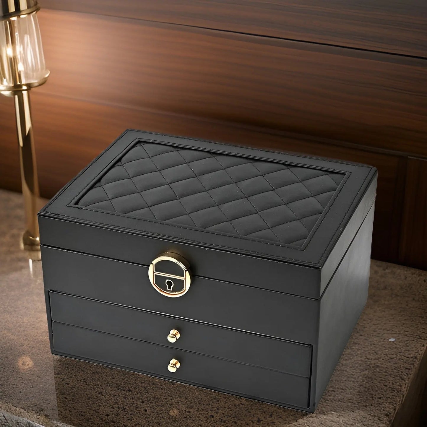 EleganceBox Luxus Schmuckbox – Mehrere Aufbewahrungsbox für Schmuck | Brehn