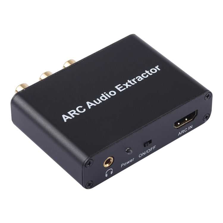 Brehn | 192KHz ARC Audio Extractor HDMI ARC zu SPDIF + Koaxial + L/R Converter Audio Rückkanal Adapter