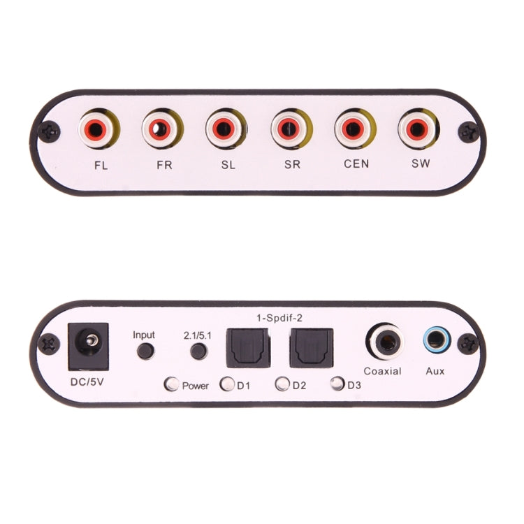 Brehn | NEWKENG 51R DTS / AC3 zu Analog 5.1 Audio / Stereo Audio Digital Audio Wandler Decoder