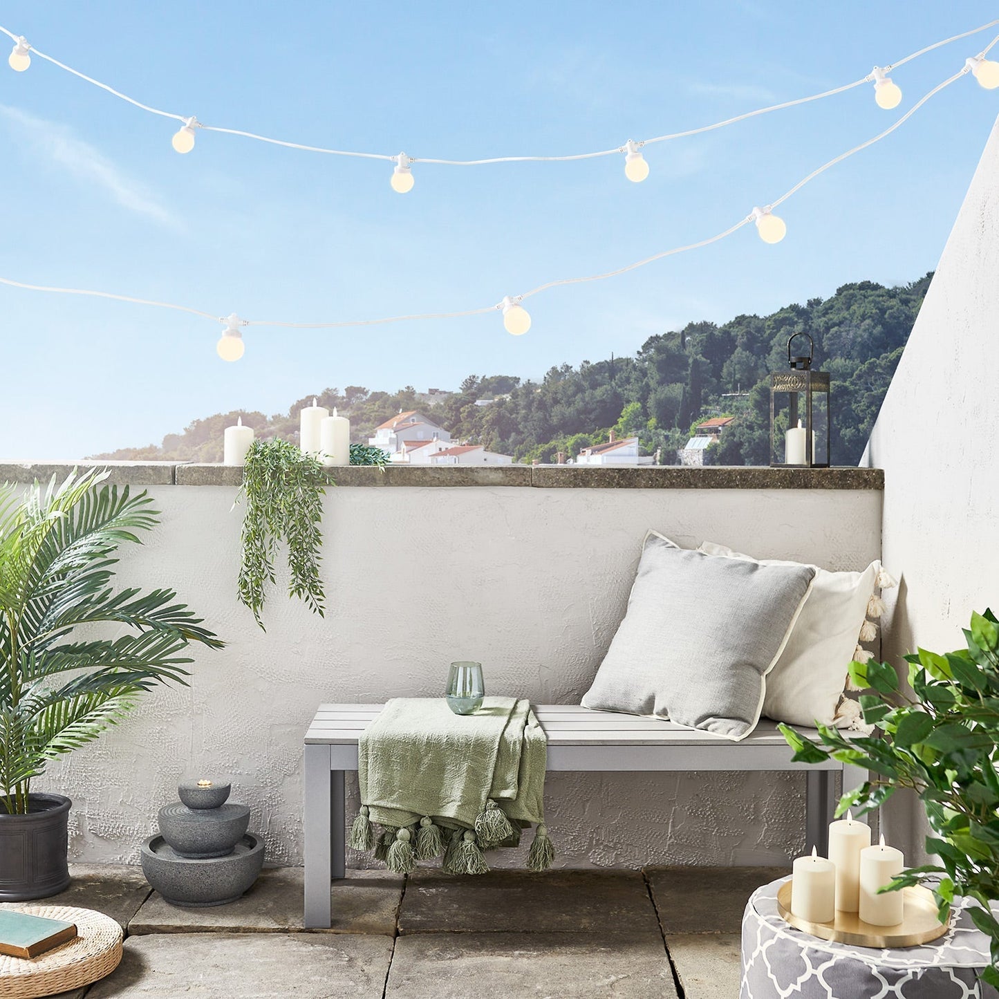 Brehn | Pro Connect 5m 10er Party Lichterkette warmweiß koppelbar