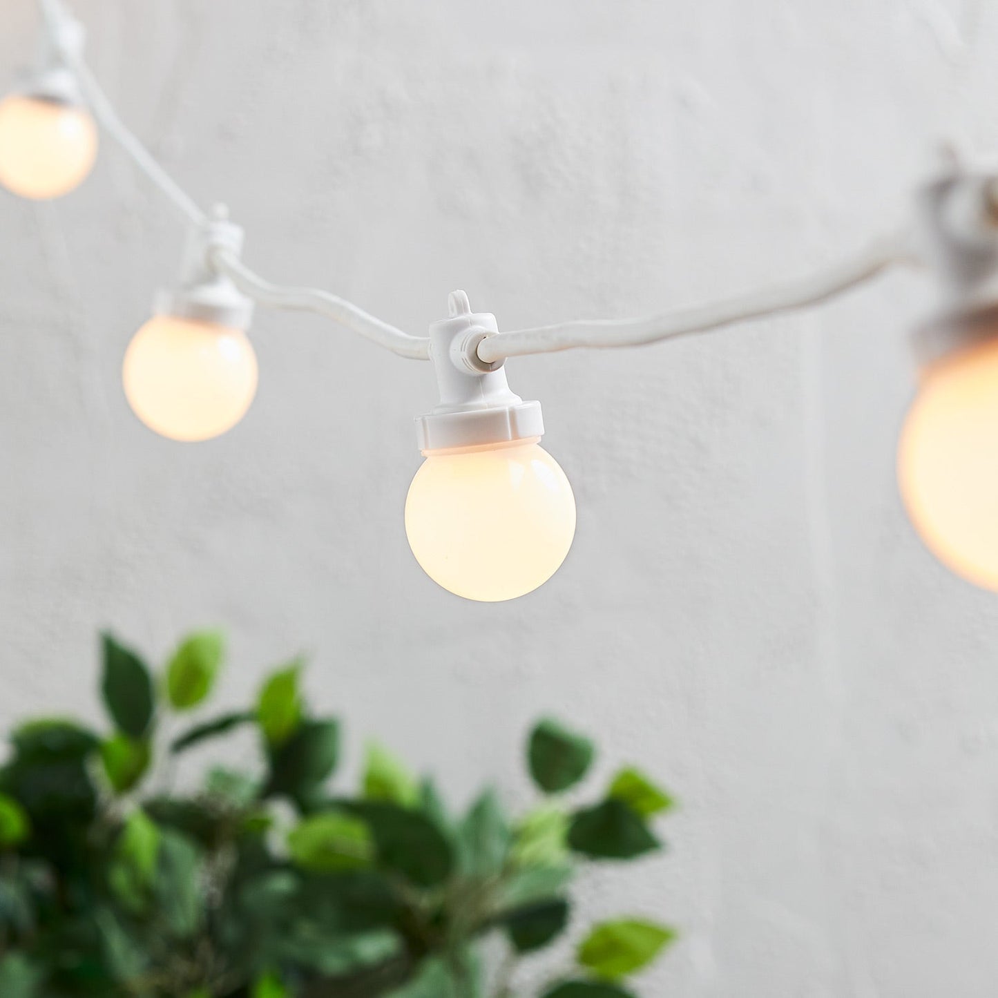 Brehn | Pro Connect 5m 10er Party Lichterkette warmweiß koppelbar
