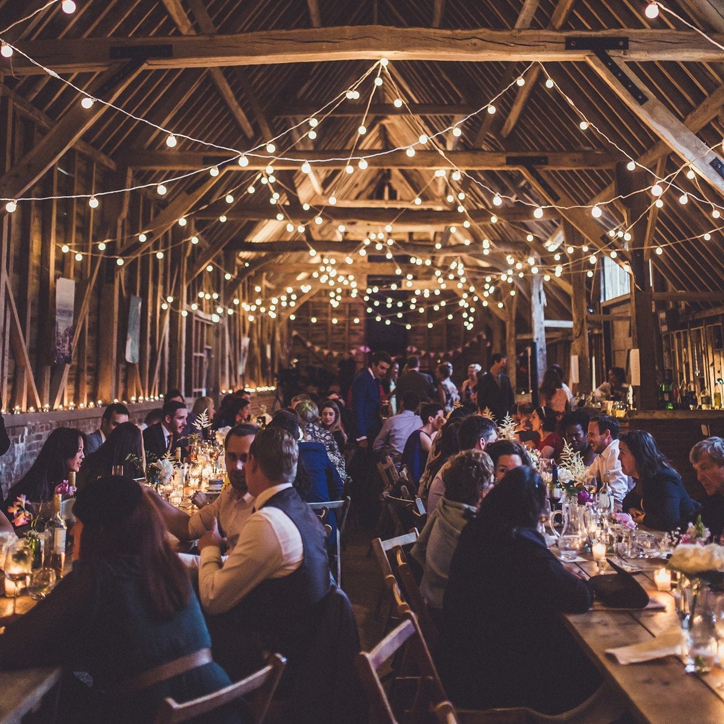Brehn | Pro Connect 5m 10er Party Lichterkette warmweiß koppelbar
