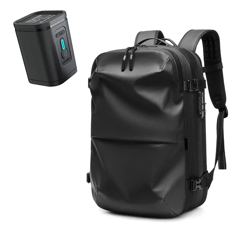 Packlite Slim – Wasserdichter Kompressionsrucksack mit USB-Anschluss für Handgepäck | Brehn