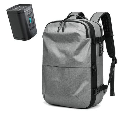 Packlite Slim – Wasserdichter Kompressionsrucksack mit USB-Anschluss für Handgepäck | Brehn