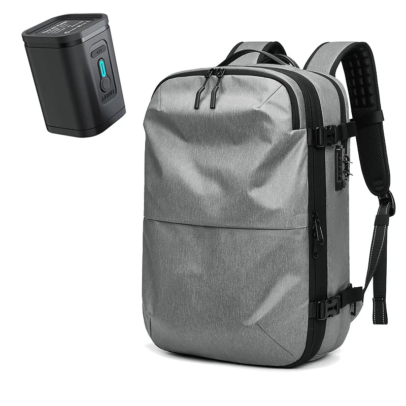 Packlite Slim – Wasserdichter Kompressionsrucksack mit USB-Anschluss für Handgepäck | Brehn