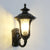 Brehn | Wasserdichte Retro Außenwandlampe Milchglas