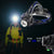 Stirnlampe 1800 Lumen mit einstellbarem Fokus und Zoom | Brehn