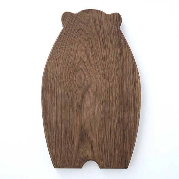 Papa Baby Mama Bär Holz Servierplatte Schneidebrett | Brehn