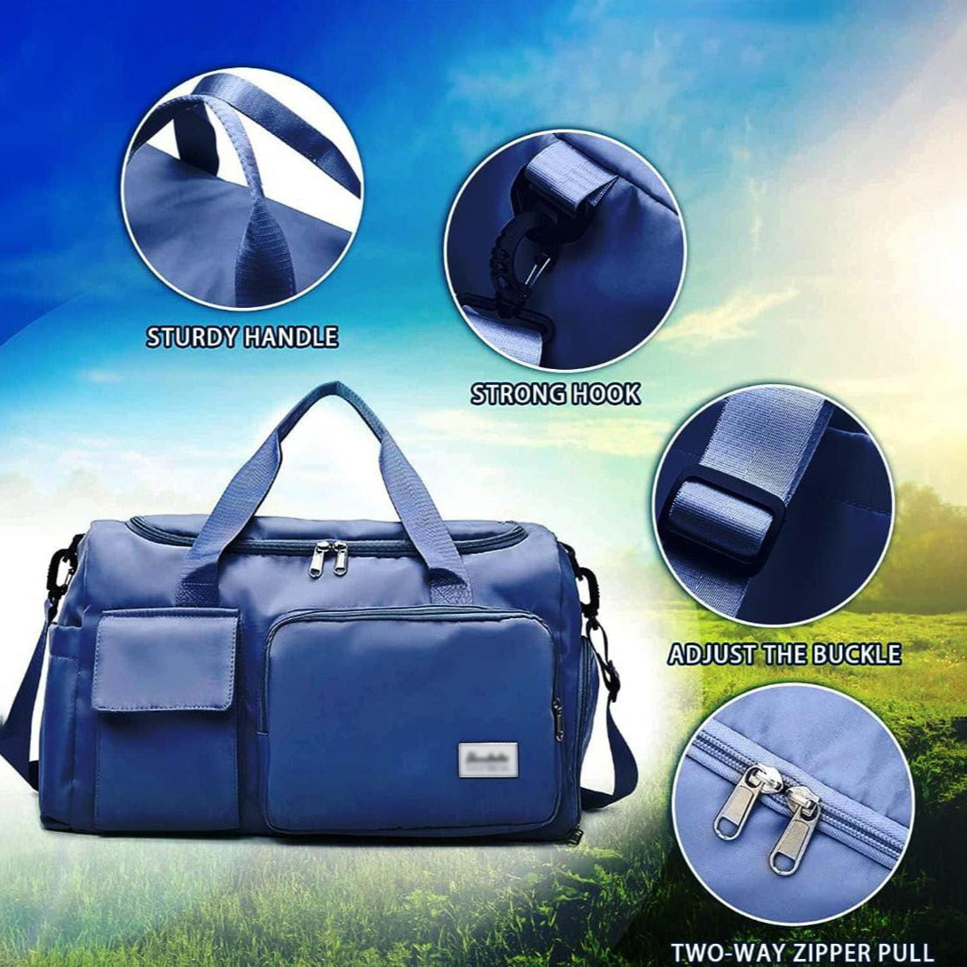 Travique wasserdichte Sport- und Reisetasche mit mehreren Taschen | Brehn
