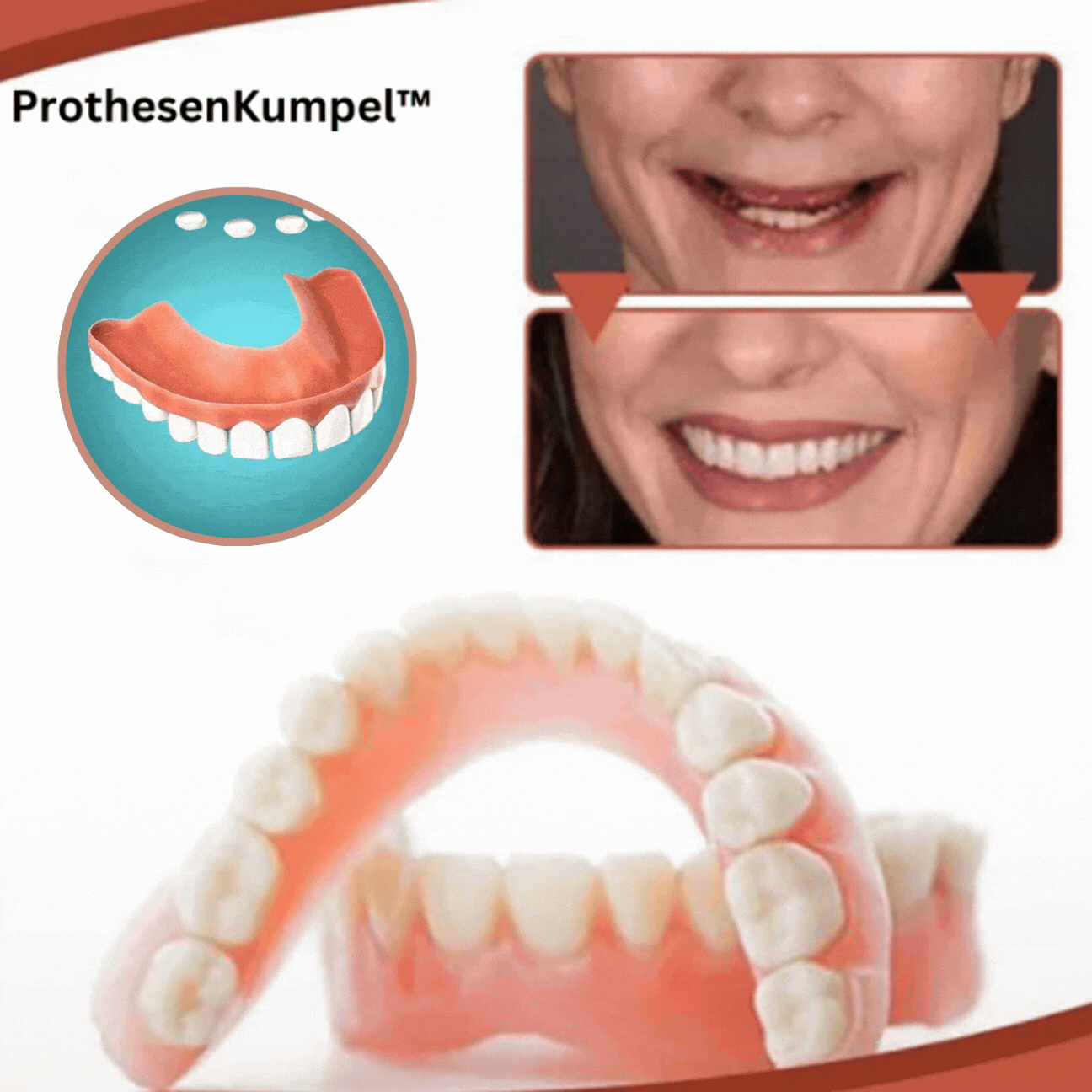 Brehn | Biokompatibles Prothesenset für einen schmerzfreien Sitz und ein natürliches Lächeln