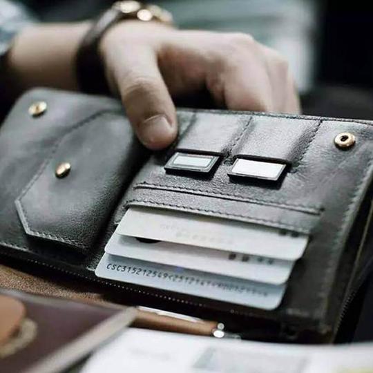 Herren Reisepass-Geldbörse aus Leder mit RFID-Blockierung | Brehn