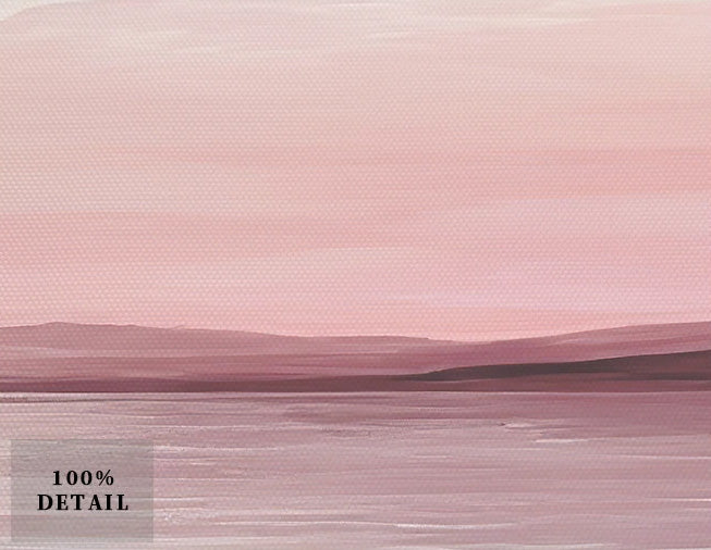 Pastellblau Rosa Lila Abstrakte Landschaft Wandkunst Feine Kunst Leinwanddrucke Breitformatbilder Für das Schlafzimmer Über dem Bett Oder Über dem Sofa | Brehn