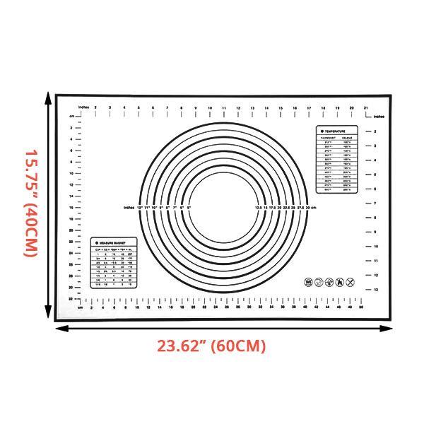 Pastry Measurements Silikon Antihaft Backmatte | Brehn