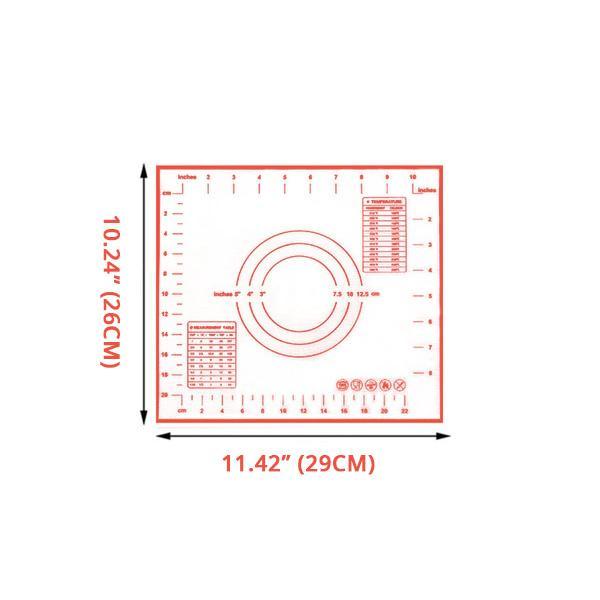 Pastry Measurements Silikon Antihaft Backmatte | Brehn