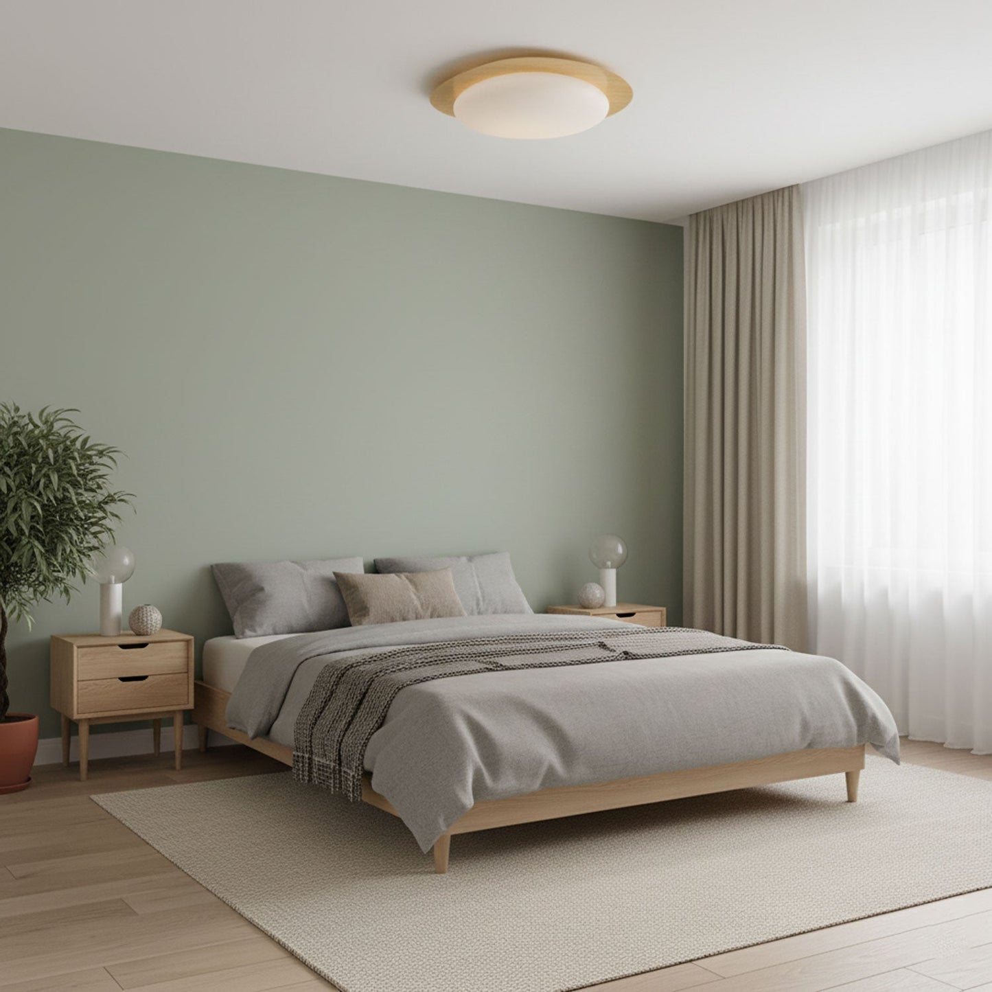 Flush Mount Pebble Metall Deckenleuchte | Brehn