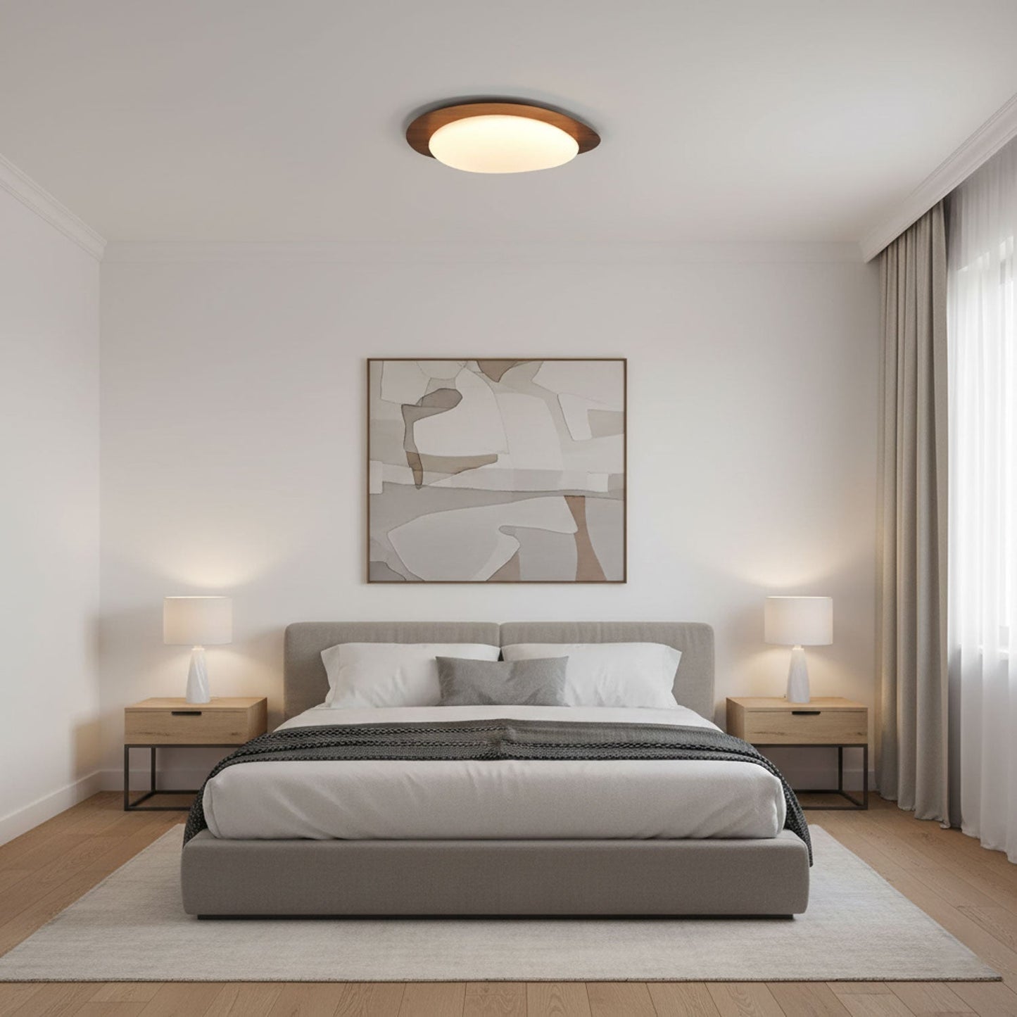 Flush Mount Pebble Metall Deckenleuchte | Brehn