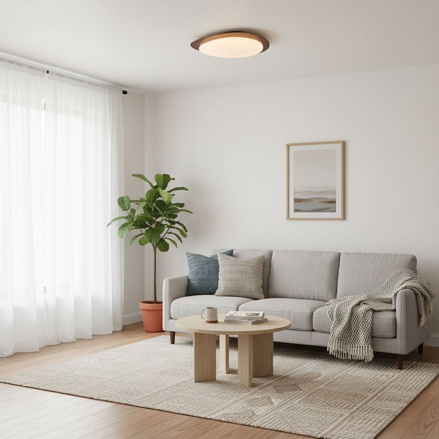 Flush Mount Pebble Metall Deckenleuchte | Brehn