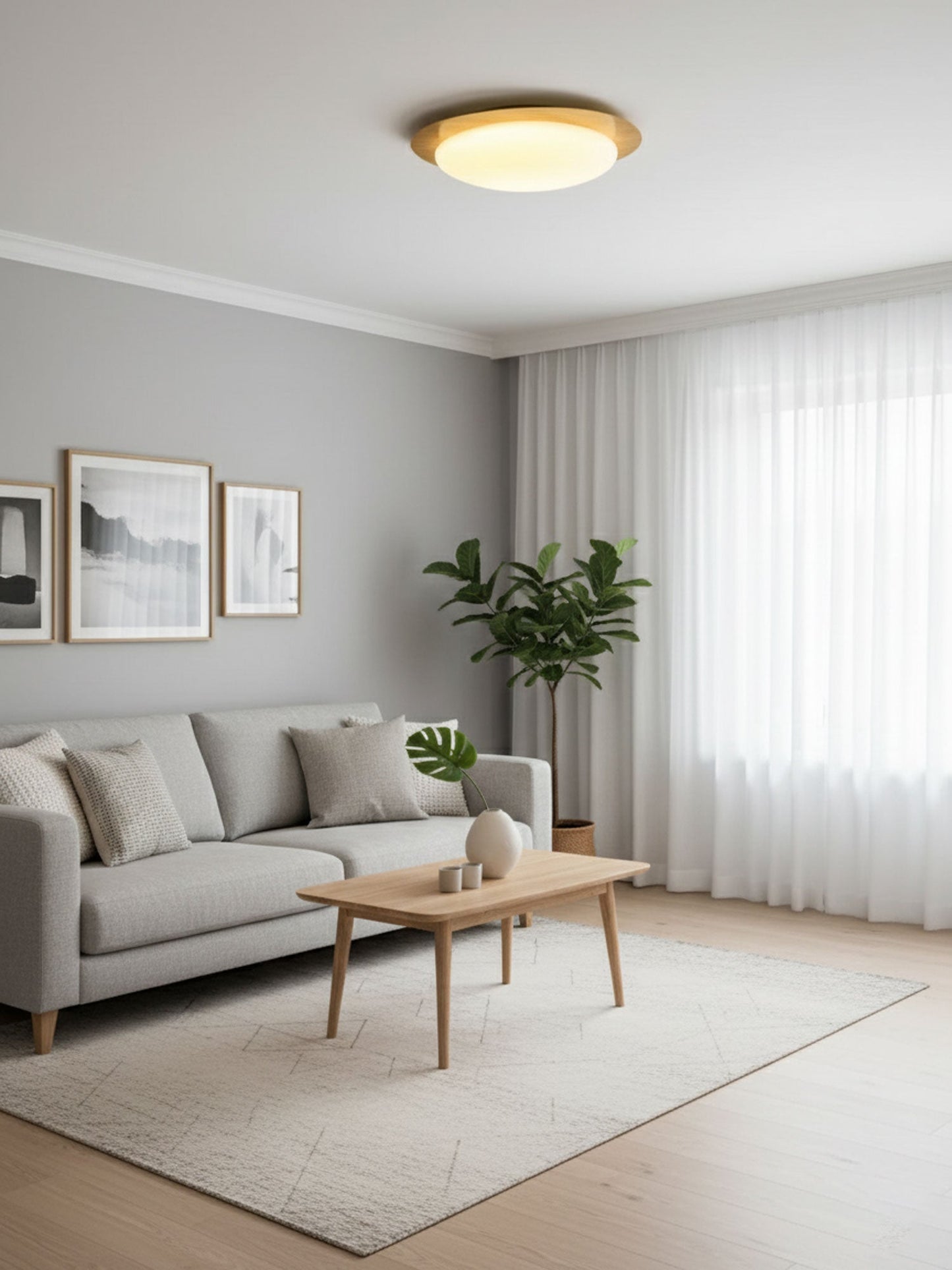 Flush Mount Pebble Metall Deckenleuchte | Brehn