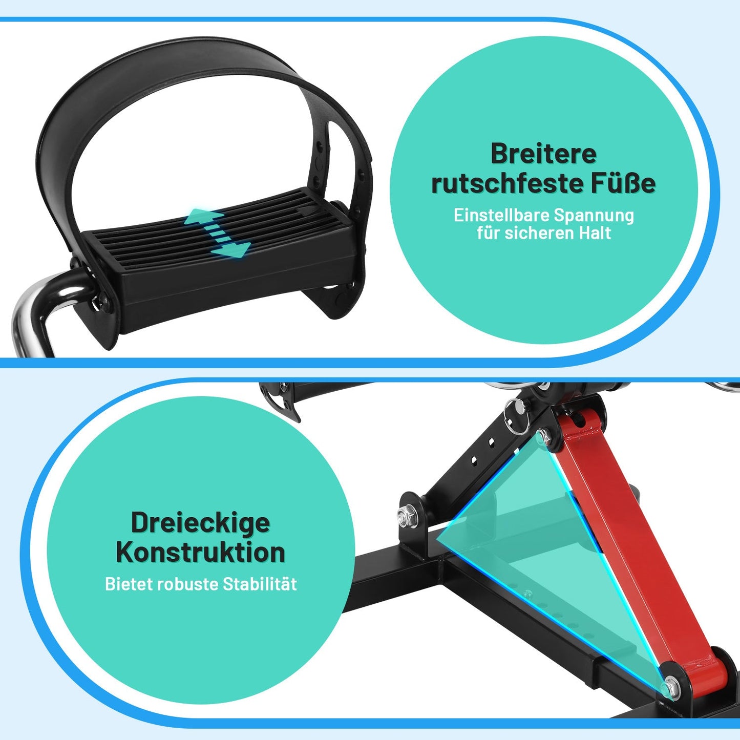 Mini Heimtrainer Pedaltrainer Mini Bike | Brehn