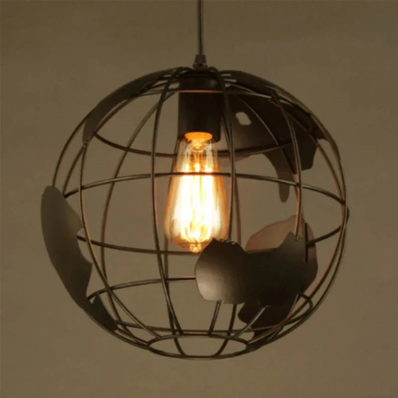 Kreative Erde Kronleuchter Pendelleuchte – Industrial Retro Design aus Metall | Brehn